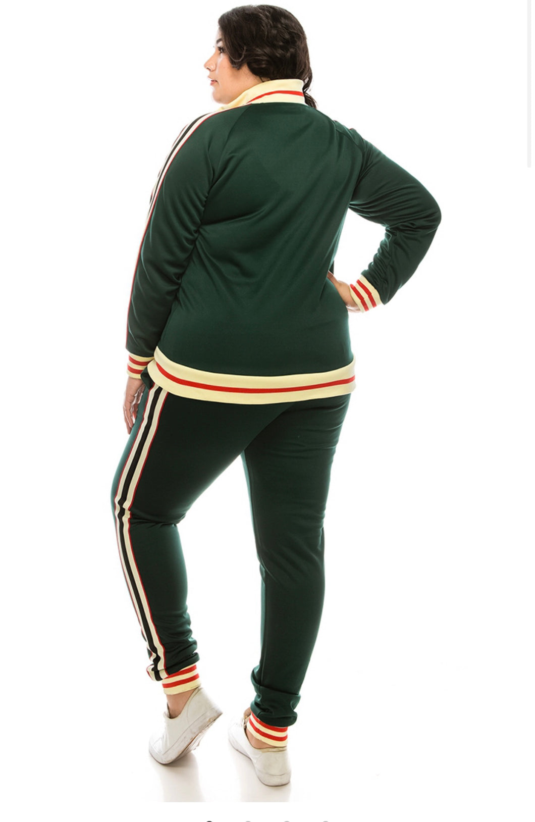 Plus size Women Reflective Track Suits