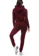 Load image into Gallery viewer, Burgundy Warm Up set
