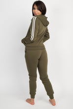 Load image into Gallery viewer, 2pcs Olive Green Warm Up Set
